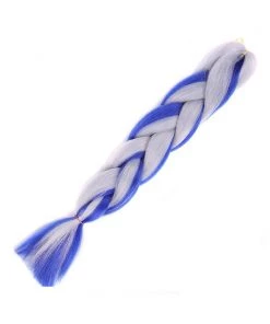 AE Womens 24" Grey And Blue Braiding Hair Extensions