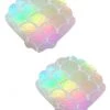 Neva Nude Accessories Holographic Iridescent Mermaid Scale Shell Pasties