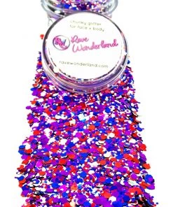 Xucai Jubilee Rainbow Body And Face Festival Glitter (Large 15 Grams) Accessories
