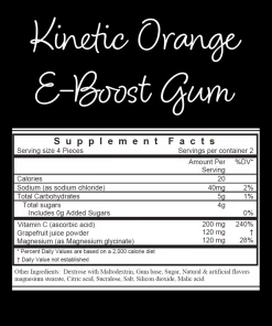 VitaPLUR Kinetic Orange E-Boost Gum Accessories