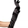 Leg Avenue Satin Elbow-Length Gloves Womens