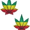 Pastease Accessories Rasta Pot Leaf Pasties