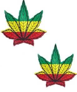Pastease Accessories Rasta Pot Leaf Pasties
