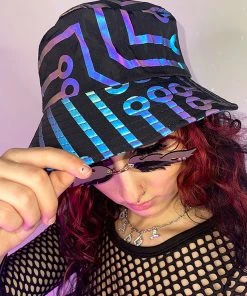 AE New Geo Flash Reflective Bucket Hat