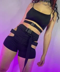 AE Intergalactic Domination Cutout Buckle 2PC Set New