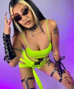 AE Intergalactic Domination Cutout Buckle 2PC Set New