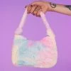 AE Tie Dye Fuzzy Purse New