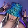 AE Shattered Flash Reflective Bucket Hat New