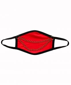 Bodyzone Red Chain Me Up Face Mask Womens