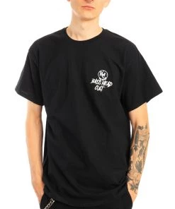 555stickers Mens Bass Head Cult Skull T