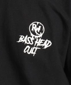 555stickers Mens Bass Head Cult Skull T