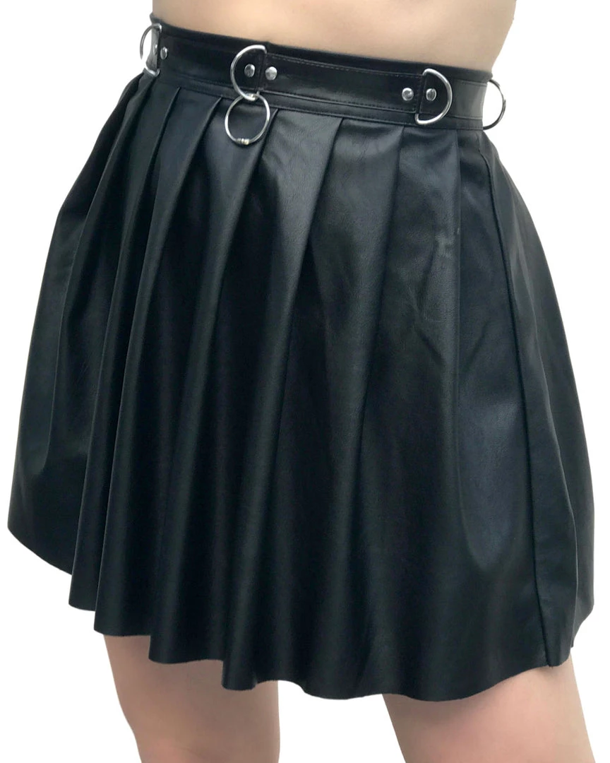 AE Womens Goth BB Pleated Skirt 3 AE Womens Goth BB Pleated Skirt