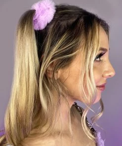 AE Faux Fur Fuzzy Scrunchie Womens