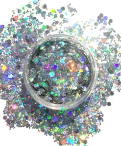 Xucai Accessories Silver Chunk Body And Face Festival Glitter (20 Or 30 Grams)