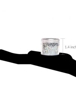 Xucai Accessories Silver Chunk Body And Face Festival Glitter (20 Or 30 Grams)