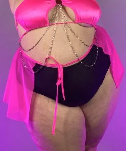 Bodyzone Spin Me Round Mesh Tie Skirt