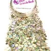 Xucai Champagne Bubbly Iridescent Body And Face Festival Glitter (Large 15 Grams)