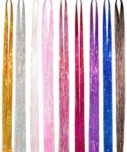 AE Womens Sparkle Tinsel Hair Extensions