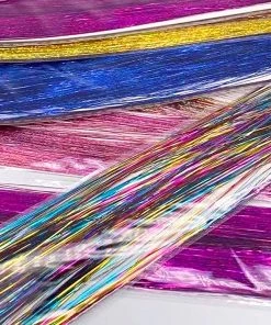 AE Womens Sparkle Tinsel Hair Extensions