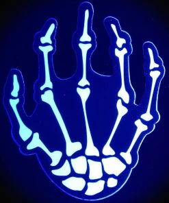 Pastease Boney Skeleton Hands Blacklight Reactive Nipple Pasties