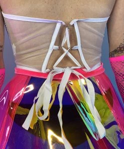 AE Chained And Ribbed Underboob Corset Womens 9 AE Chained And Ribbed Underboob Corset Womens